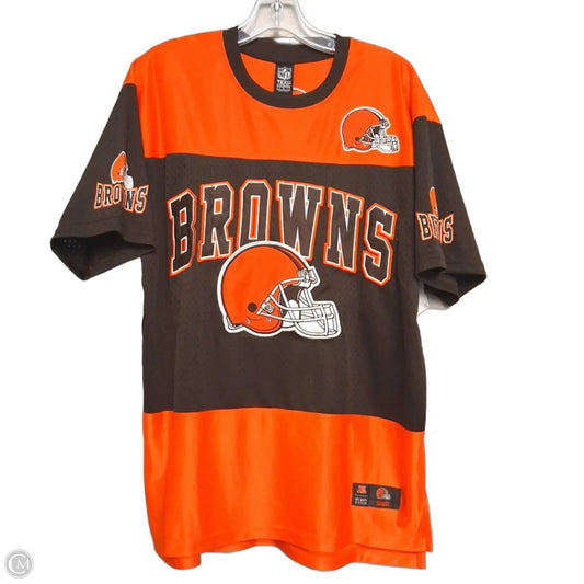 Athletic Top Short Sleeve By Nfl In Multi-colored, Size: S