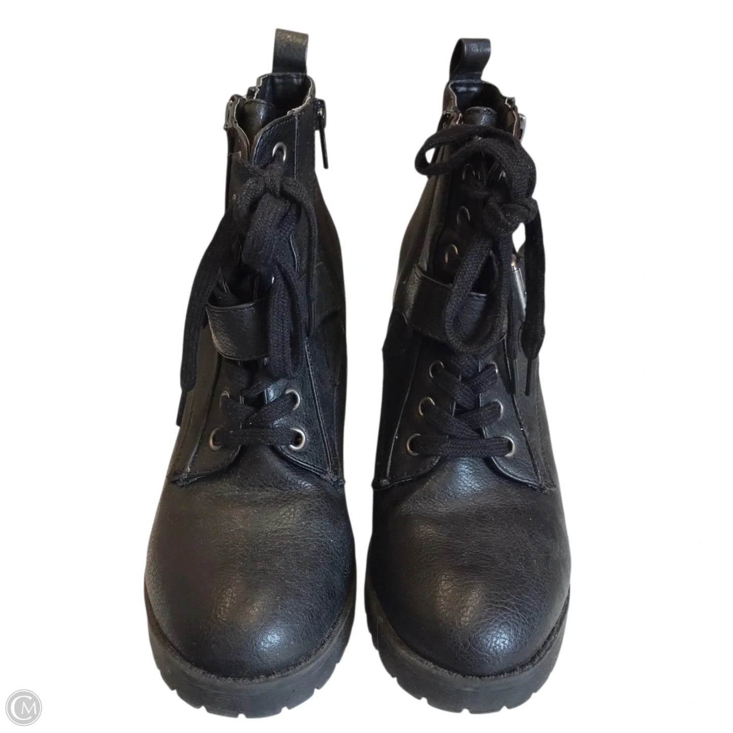 Boots Ankle Heels By Rampage In Black, Size: 7.5