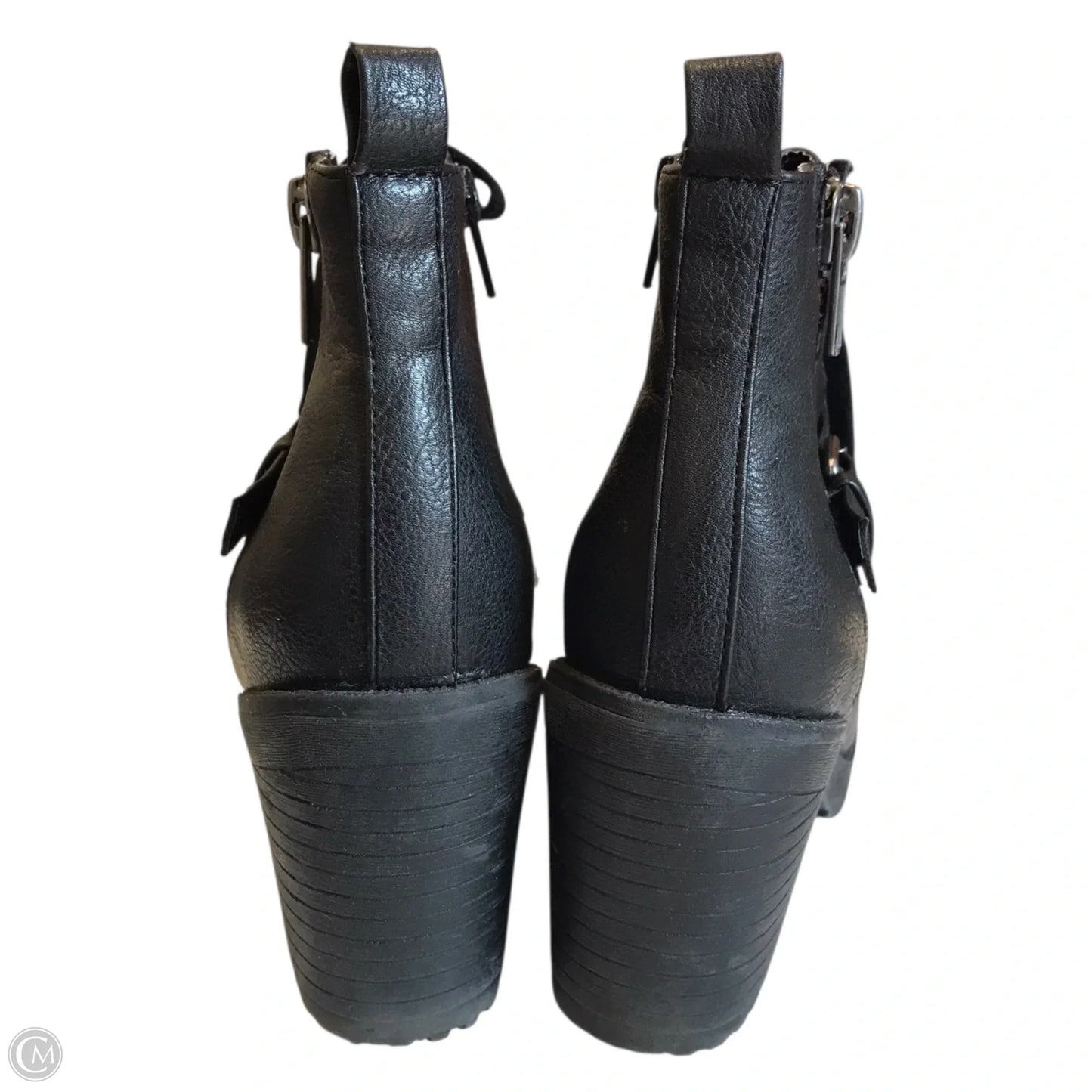 Boots Ankle Heels By Rampage In Black, Size: 7.5