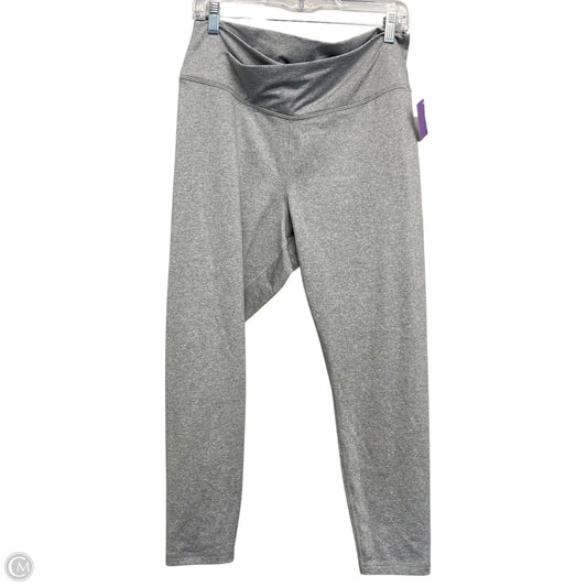 Athletic Leggings By Old Navy In Grey, Size: Xl