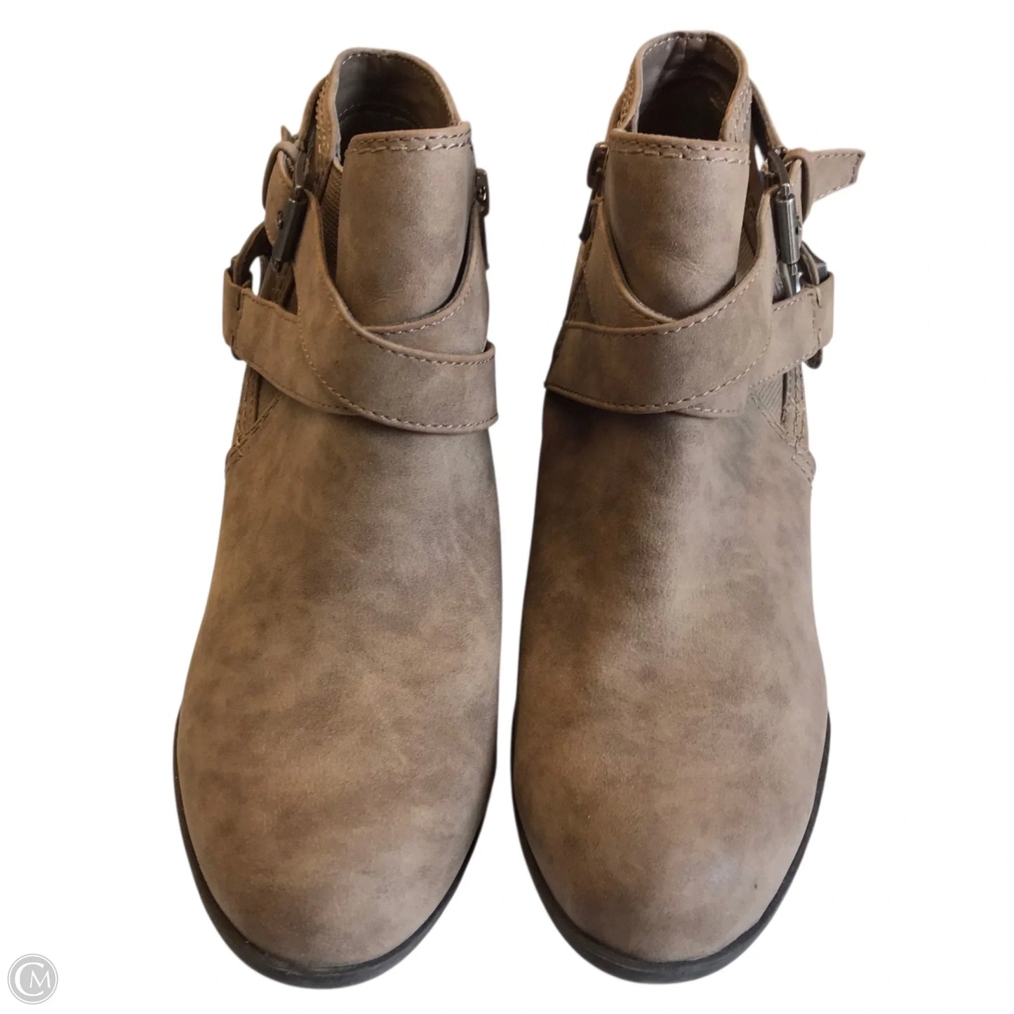 Boots Ankle Heels By Indigo Rd In Taupe, Size: 8