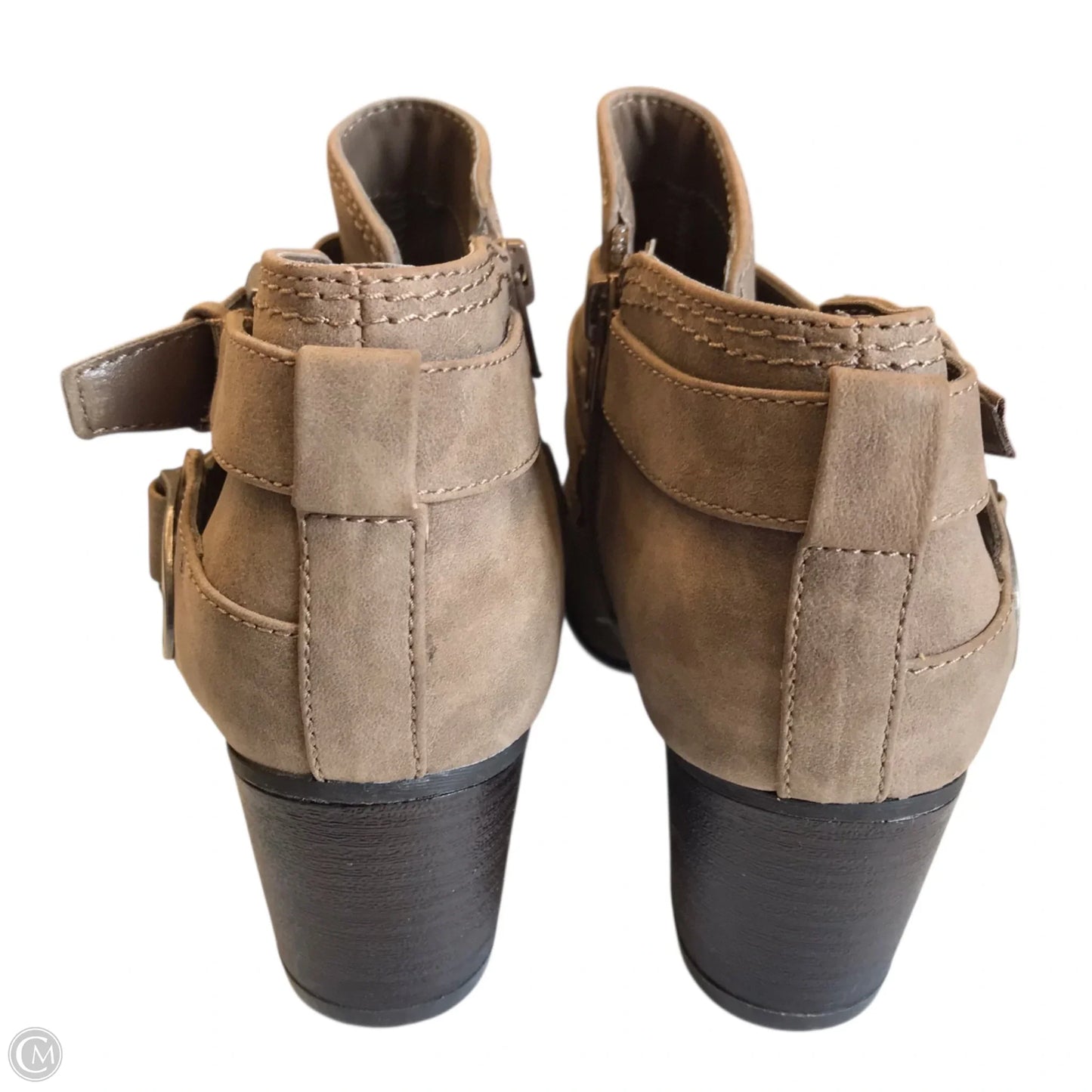 Boots Ankle Heels By Indigo Rd In Taupe, Size: 8