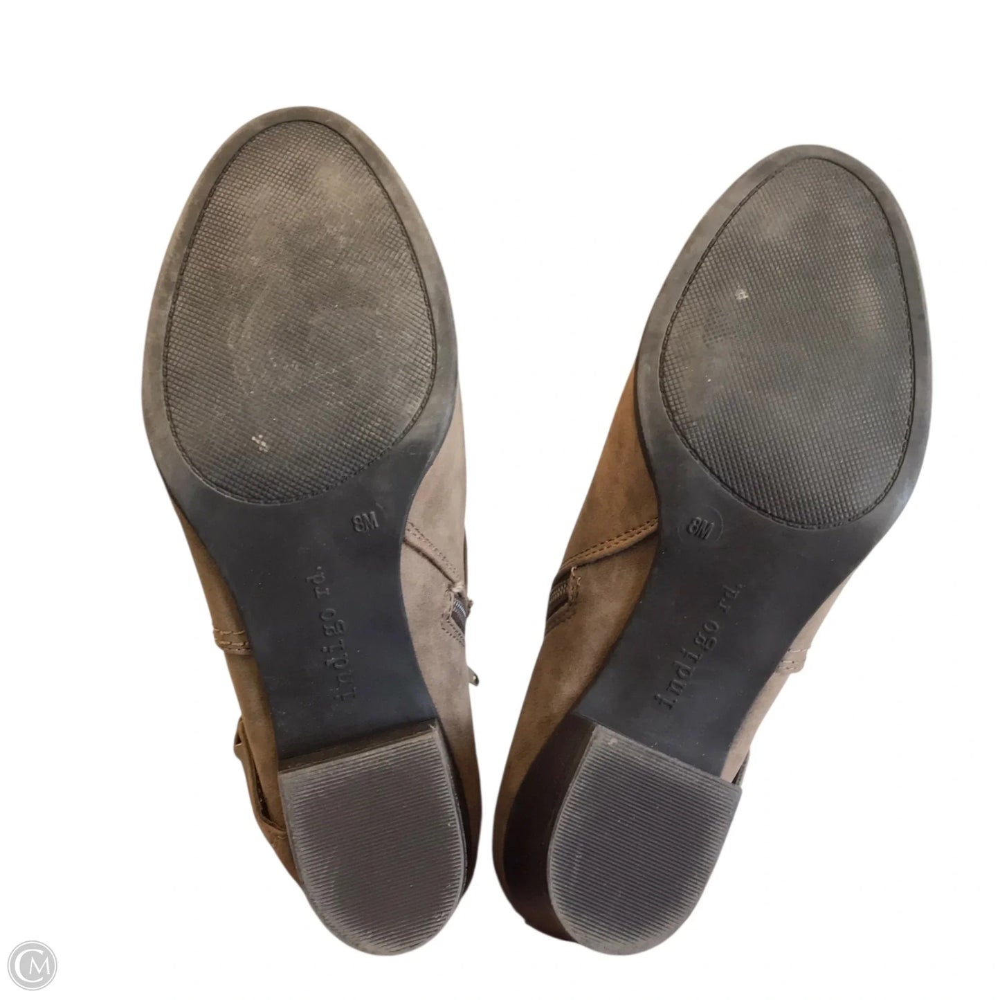 Boots Ankle Heels By Indigo Rd In Taupe, Size: 8