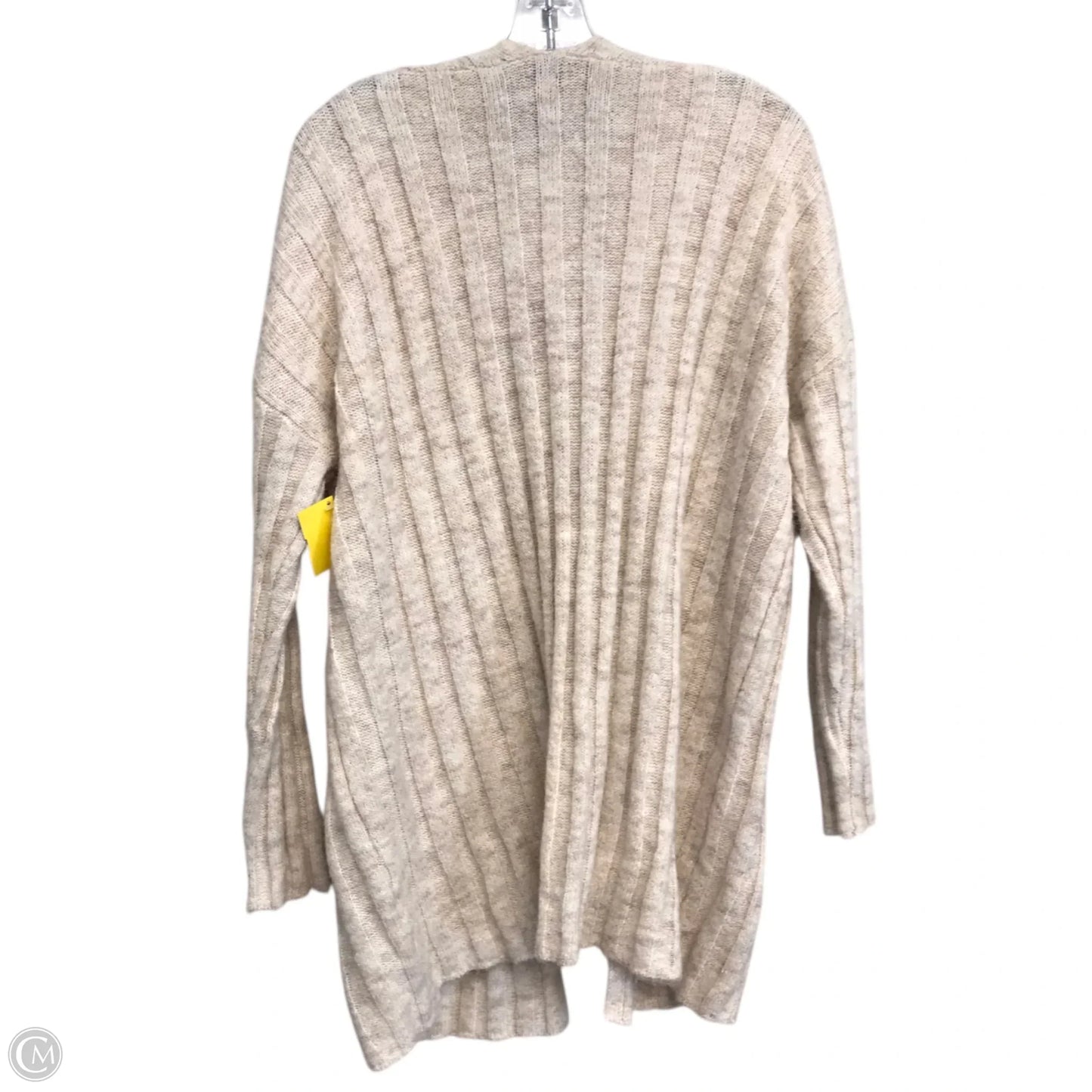 Sweater Cardigan By Miami In Beige, Size: M