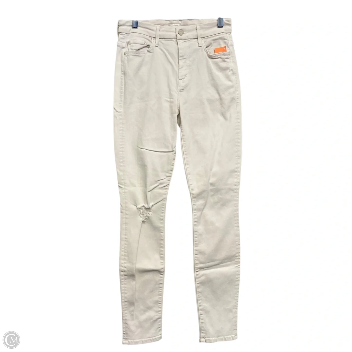 Jeans Skinny By Mother In Cream, Size: 2