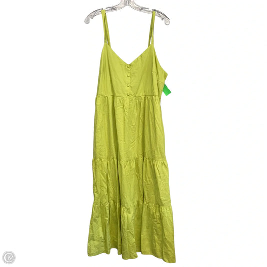 Dress Casual Maxi By Lc Lauren Conrad In Green, Size: 1x