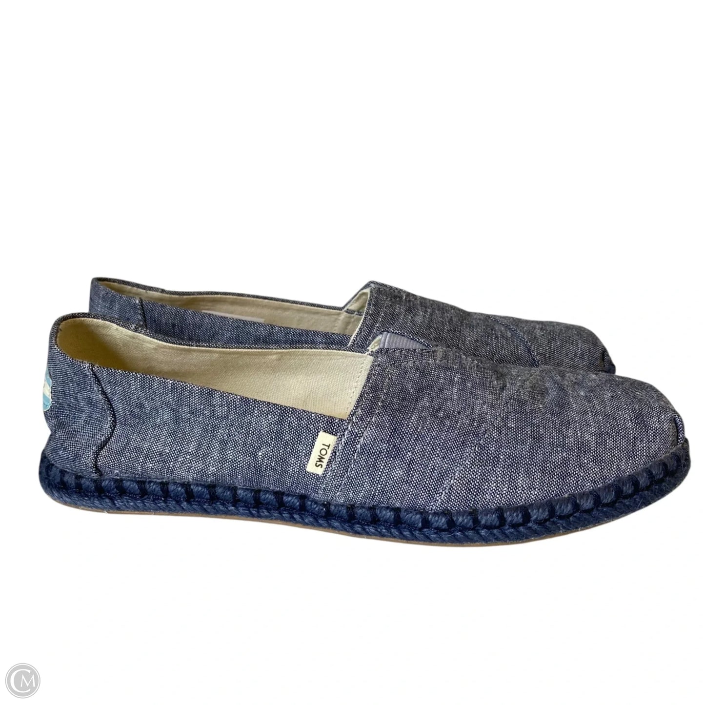 Shoes Sneakers By Toms In Blue, Size: 9