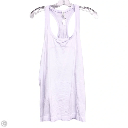 Athletic Tank Top By Lululemon In Purple, Size: M