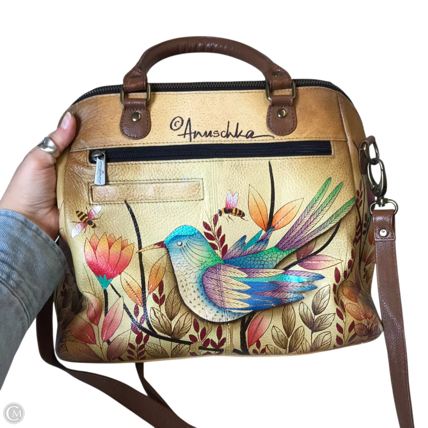 Handbag By Anuschka, Size: Medium