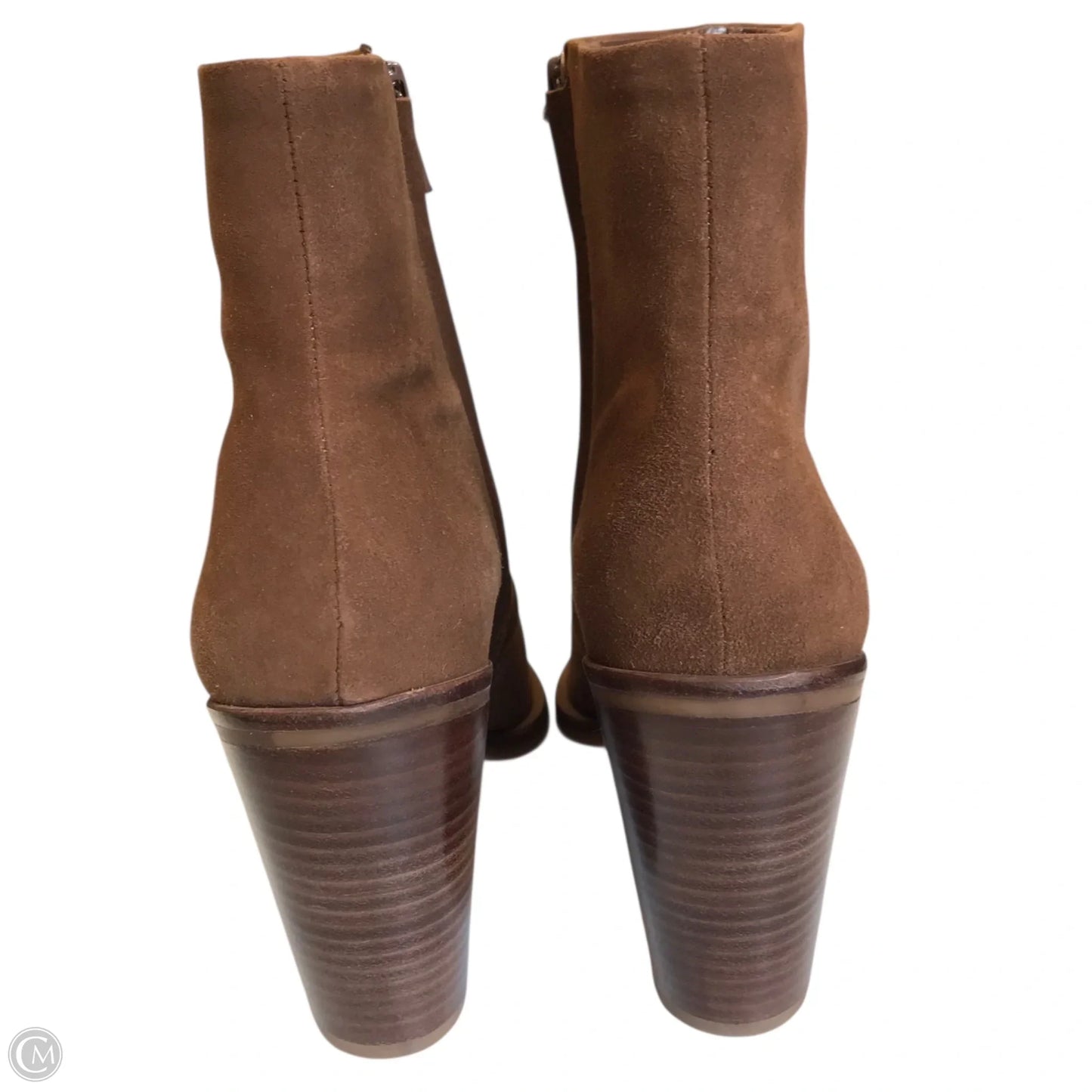 Boots Ankle Heels By Gianni Bini In Brown, Size: 8