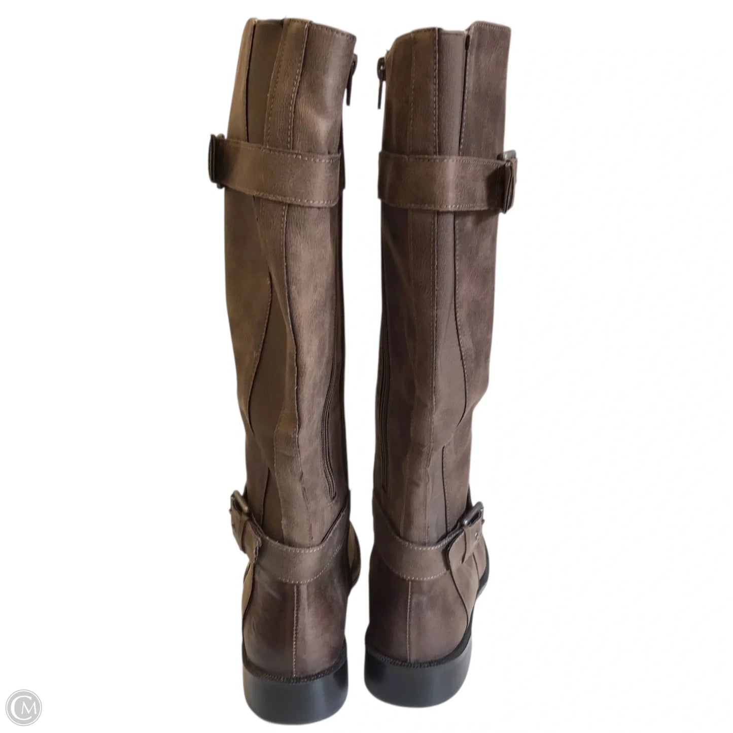 Boots Knee Flats By Aerosoles In Brown, Size: 9
