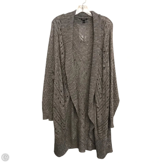 Sweater Cardigan By Torrid In Black & White, Size: 4x