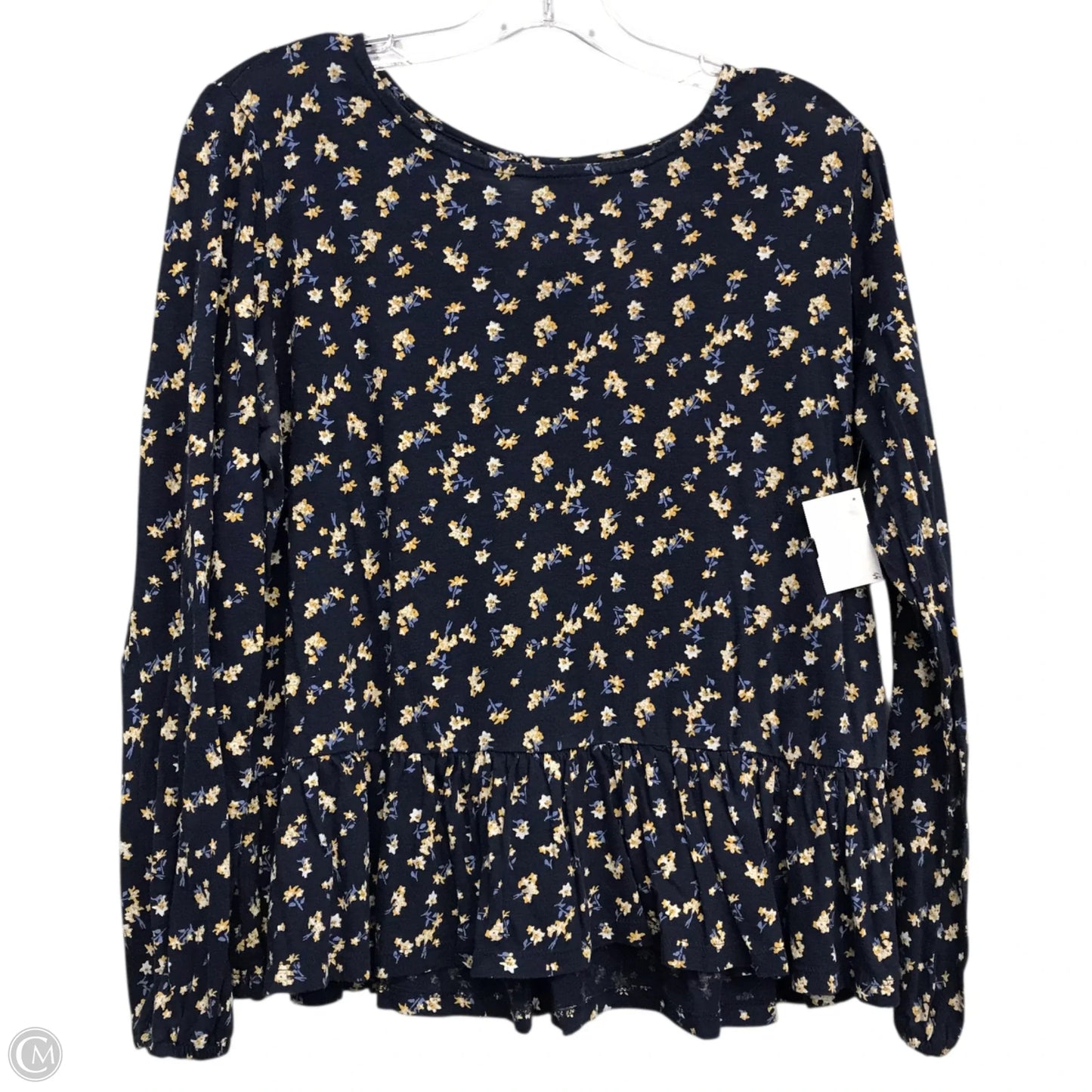 Top Long Sleeve By Lucky Brand In Floral Print, Size: M
