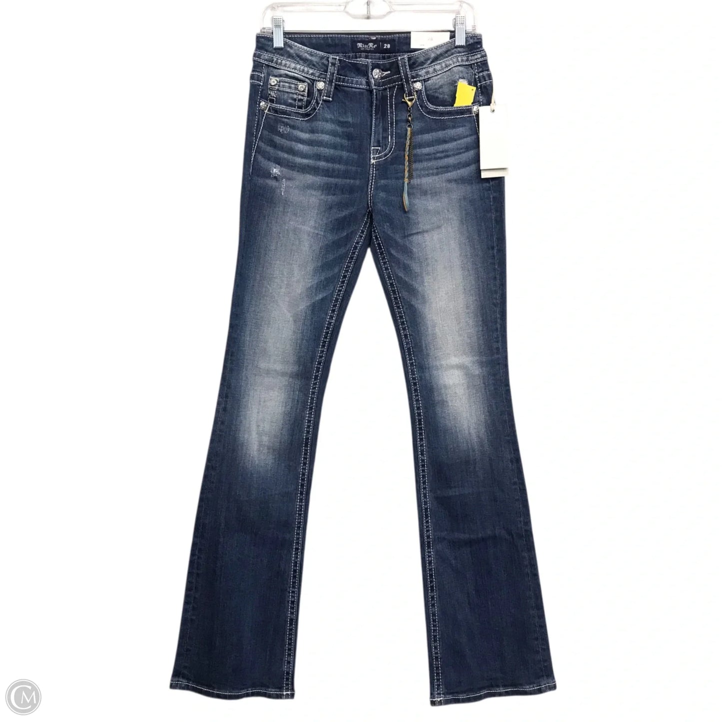 Jeans Boot Cut By Miss Me In Blue Denim, Size: 6