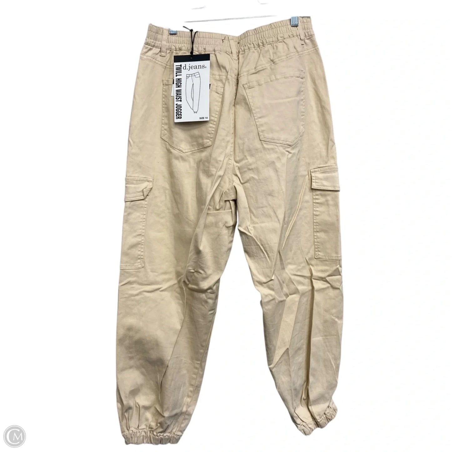 Pants Joggers By D. jeans In Tan, Size: 14
