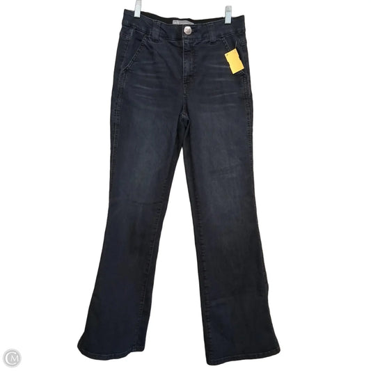 Jeans Boot Cut By Wit & Wisdom In Blue Denim, Size: 4
