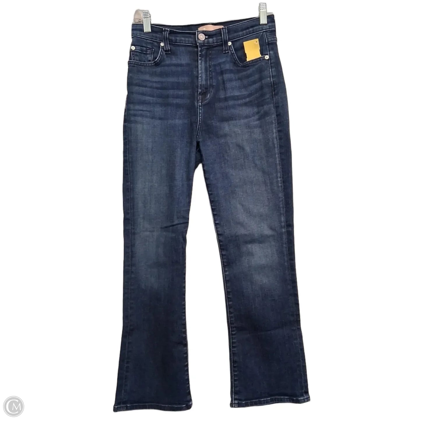 Jeans Boot Cut By 7 For All Mankind In Blue Denim, Size: 2