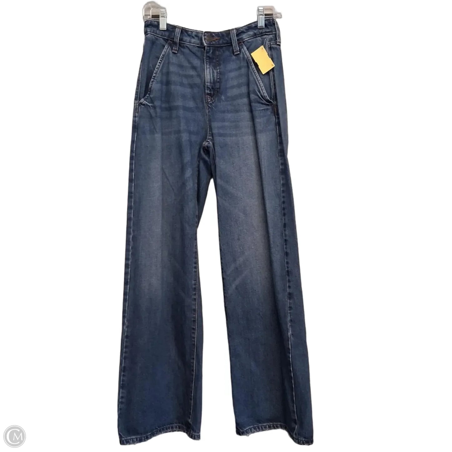 Jeans Wide Leg By Banana Republic In Blue Denim, Size: 2