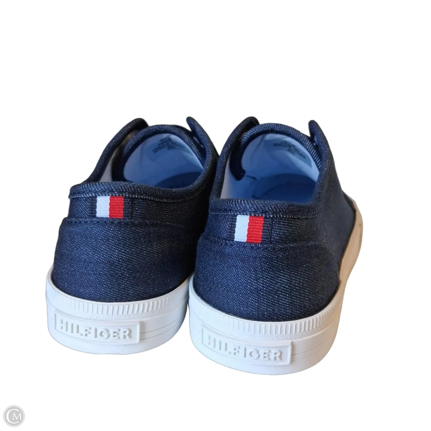 Shoes Sneakers By Tommy Hilfiger In Blue Denim, Size: 9.5
