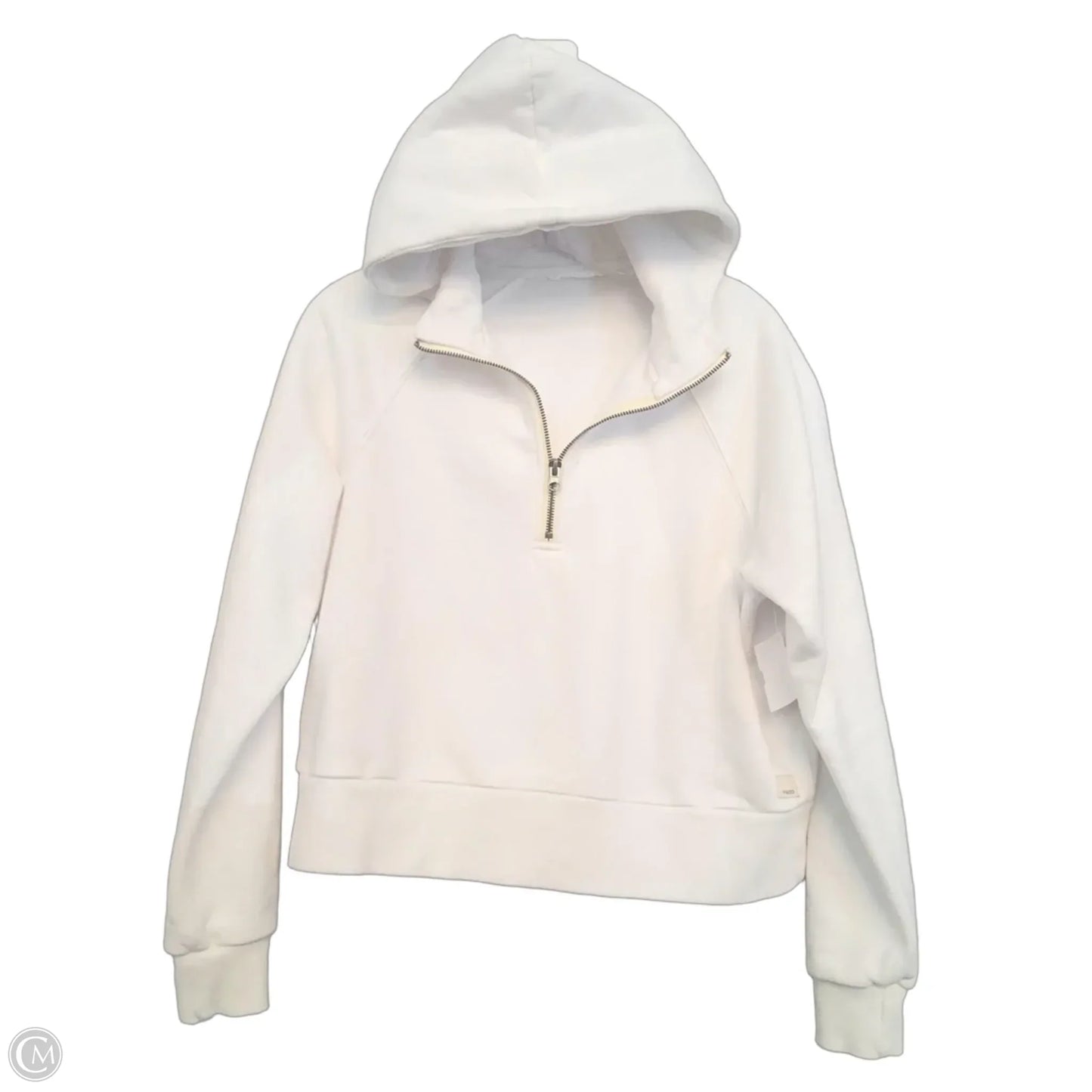 Sweatshirt Hoodie By Vuori In White, Size: S