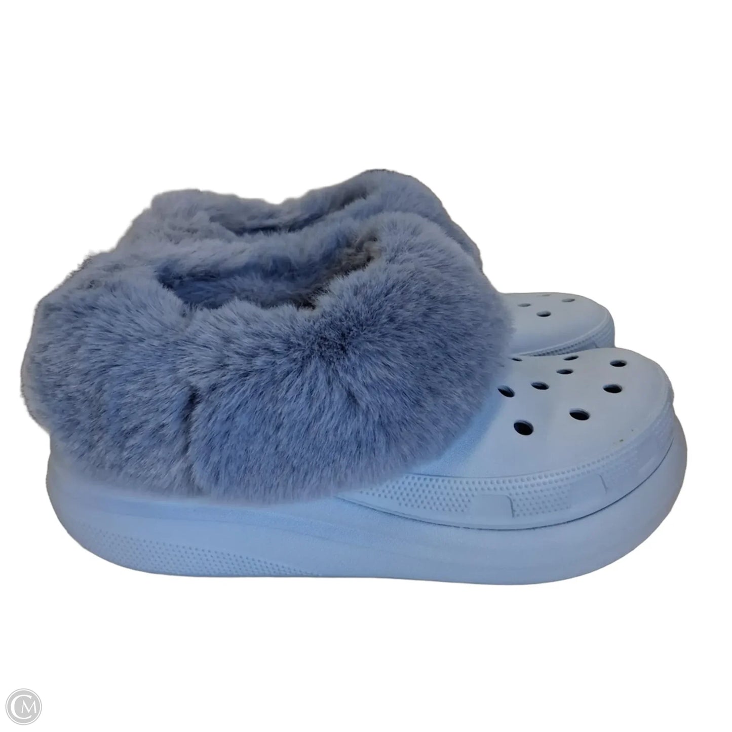 Slippers By Crocs In Blue, Size: 8