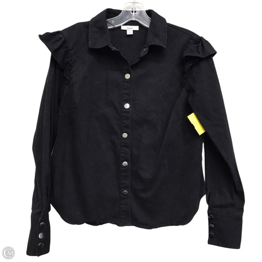Top Long Sleeve By Bar Iii In Black, Size: S