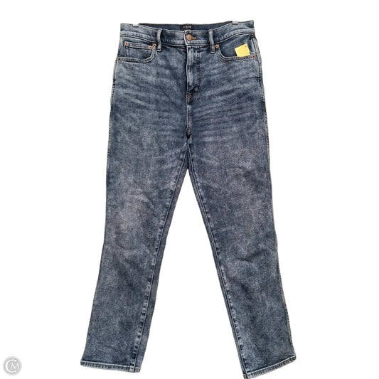 Jeans Straight By J. Crew In Blue Denim, Size: 4