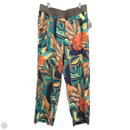 Pants Lounge By Soft Surroundings In Multi-colored, Size: 18