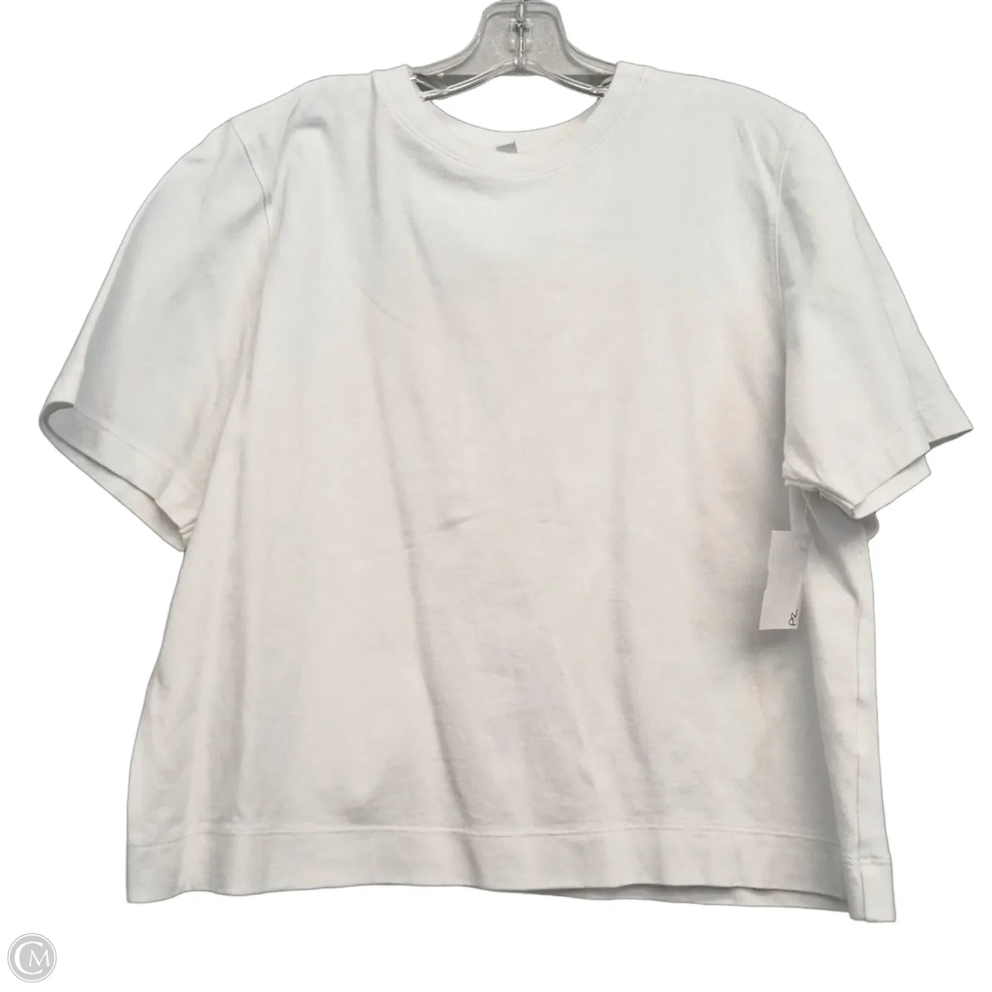 Top Short Sleeve Basic By Uniqlo In White, Size: M