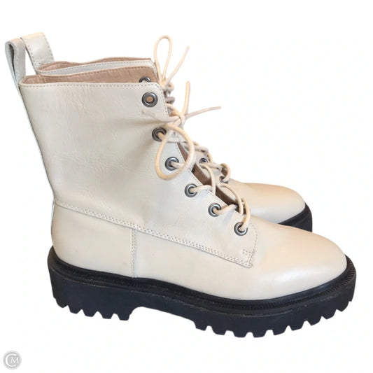 Boots Combat By Madewell In Cream, Size: 9