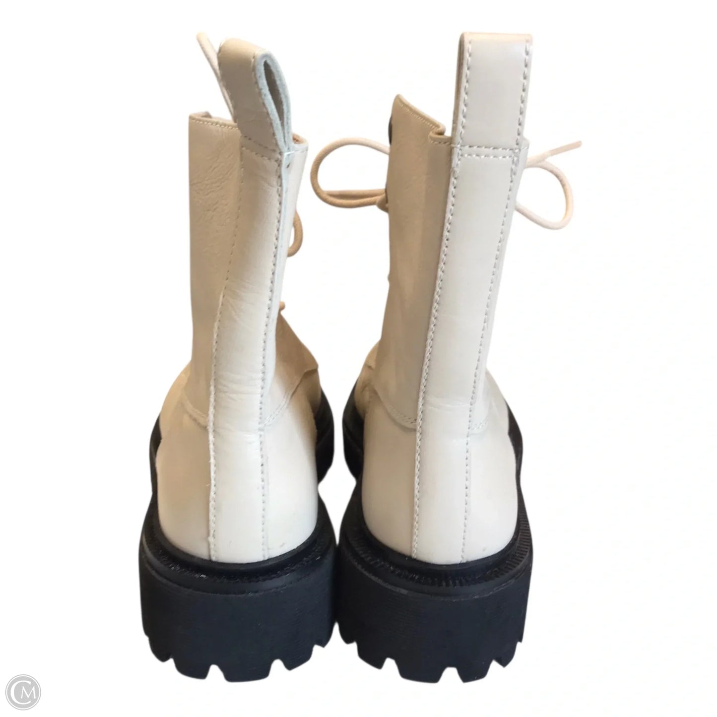 Boots Combat By Madewell In Cream, Size: 9