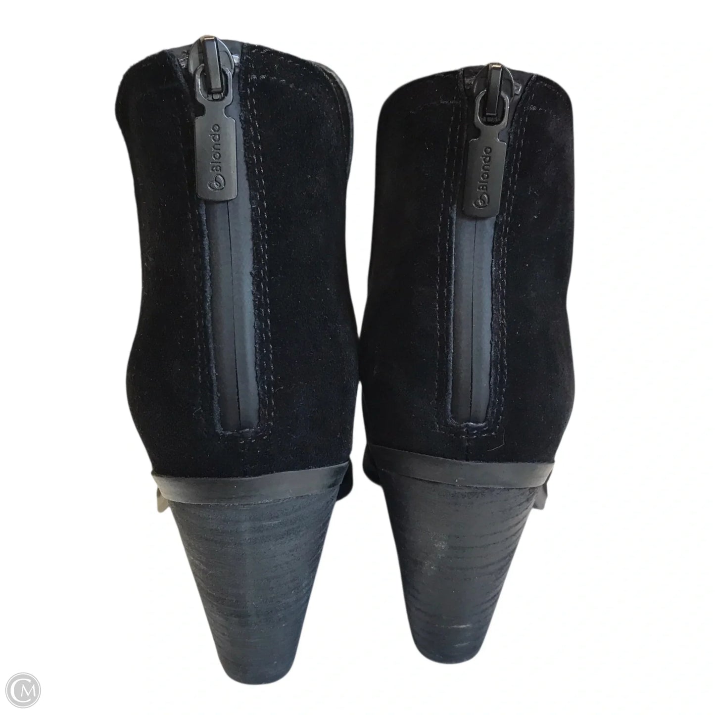 Boots Ankle Heels By Blondo In Black, Size: 8.5