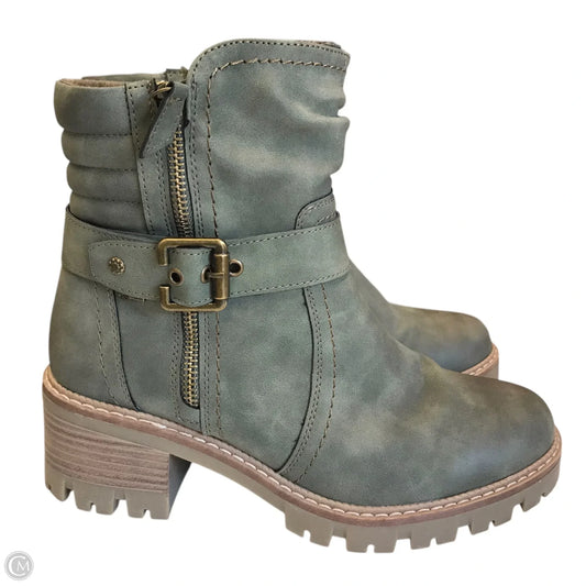 Boots Ankle Flats By Spring Step In Green, Size: 8.5