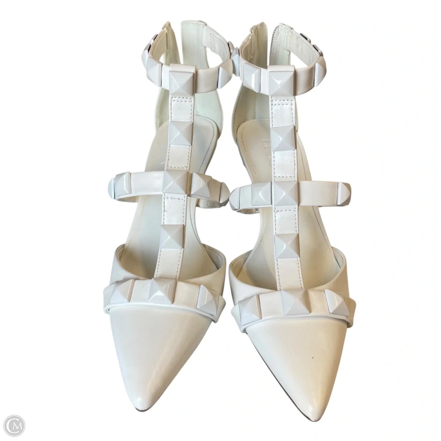 Shoes Heels Kitten By Inc In White, Size: 6