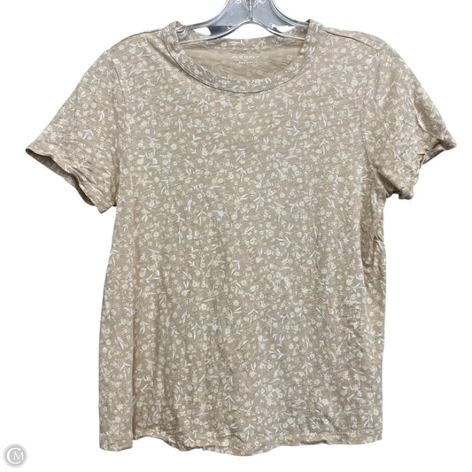 Top Short Sleeve Basic By Old Navy In Floral Print, Size: Xs