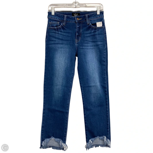 Jeans Straight By Letter to Juliet In Blue Denim, Size: 4