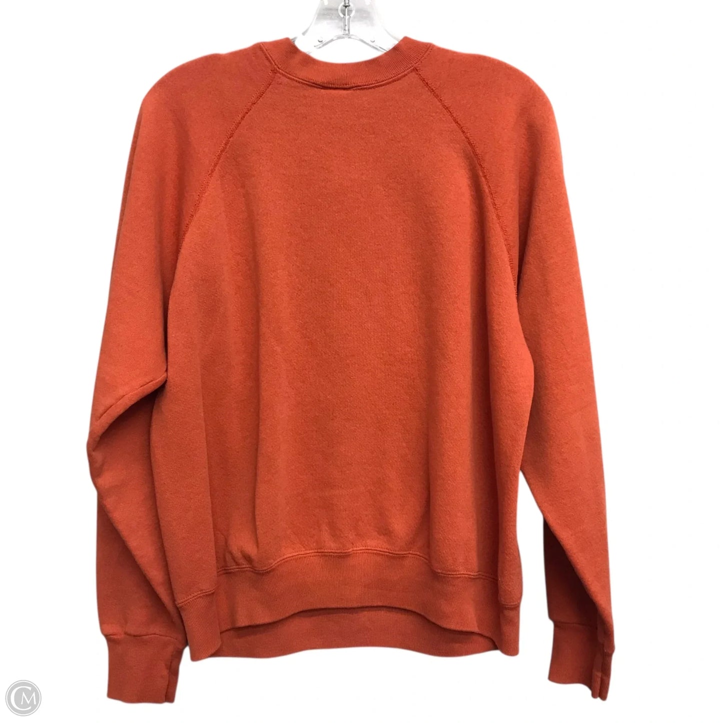 Sweatshirt Crewneck By The Sweatshirt Company In Orange, Size: M