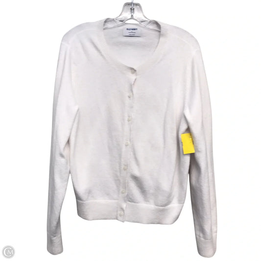 Sweater Cardigan By Old Navy In White, Size: Xl