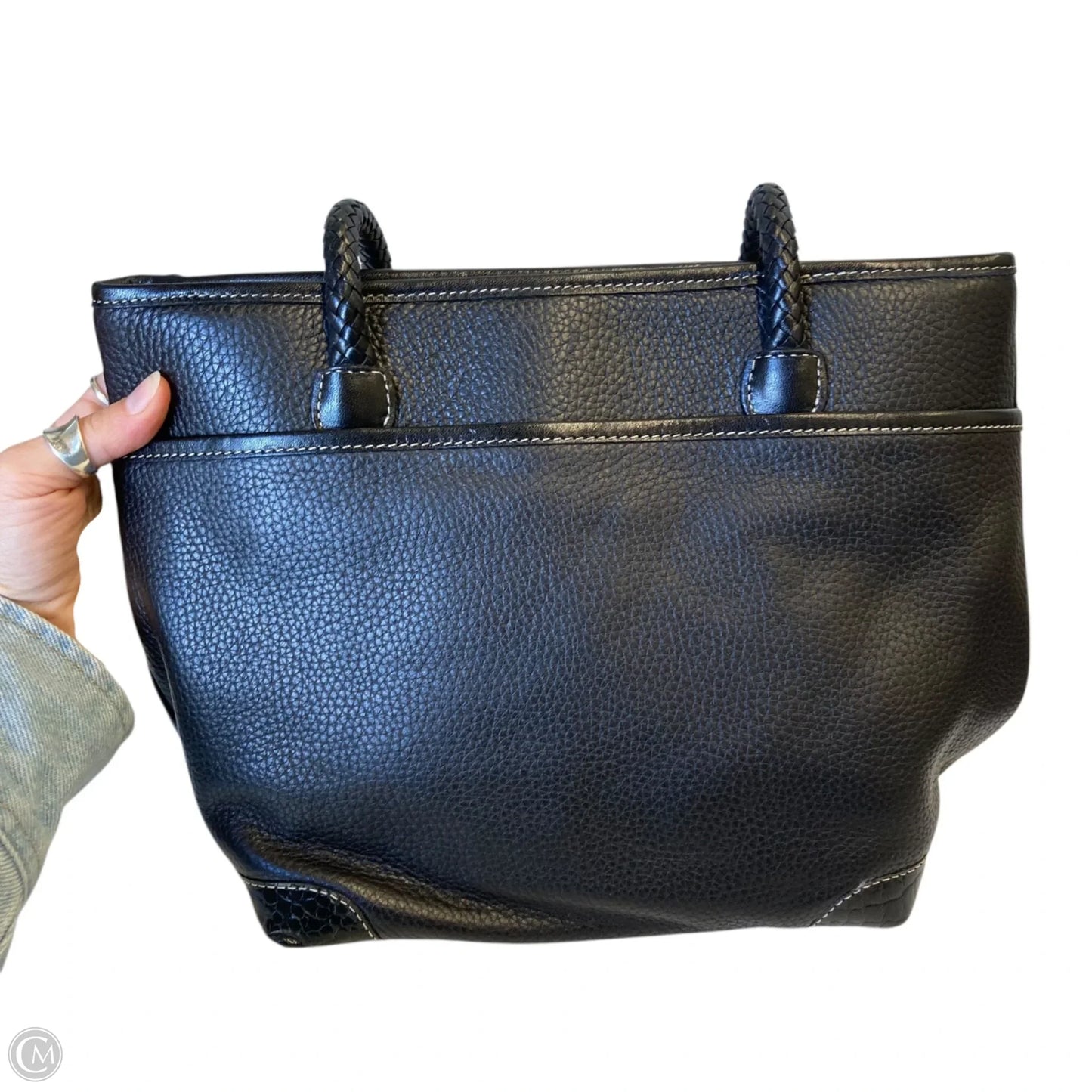 Handbag Leather By Brighton, Size: Medium