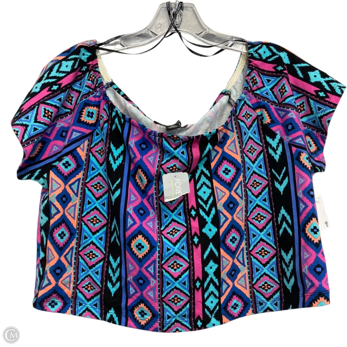 Top Sleeveless By Forever 21 In Multi-colored, Size: 3x