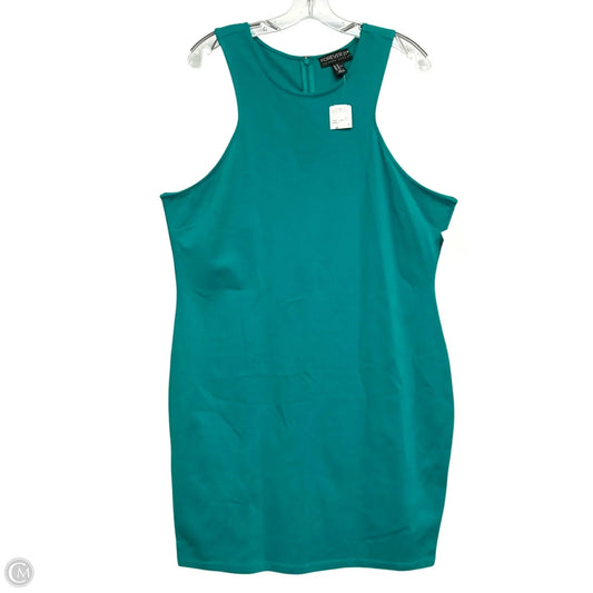 Dress Casual Short By Forever 21 In Green, Size: 3x