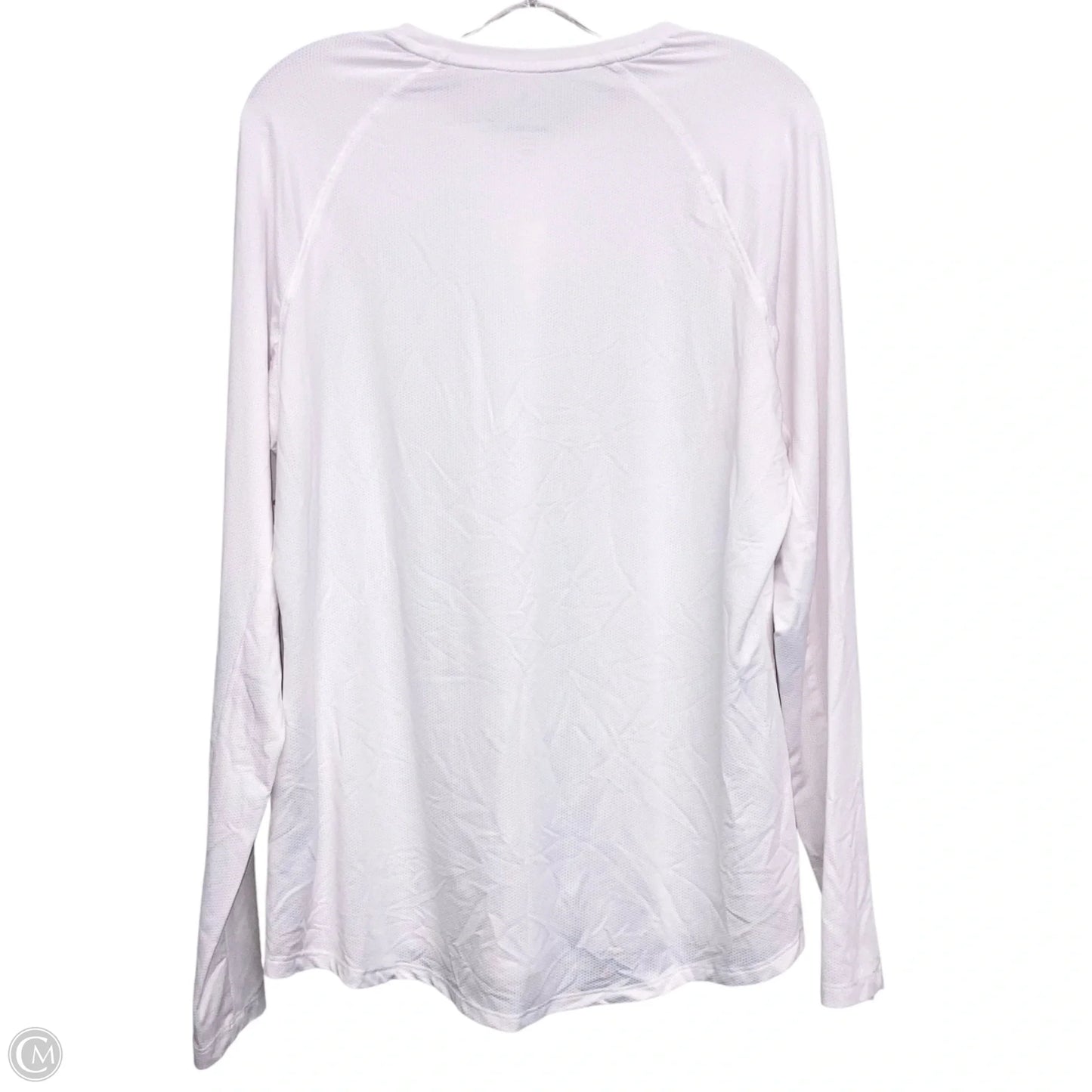 Athletic Top Long Sleeve Crewneck By Adidas In Pink, Size: Xl