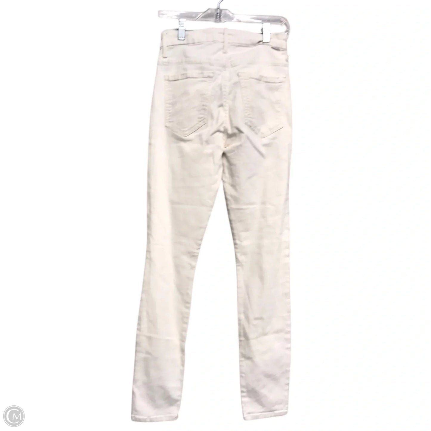 Jeans Skinny By Mother In White Denim, Size: 2