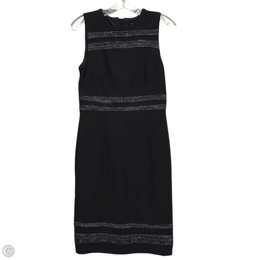 Dress Casual Midi By White House Black Market In Black, Size: S