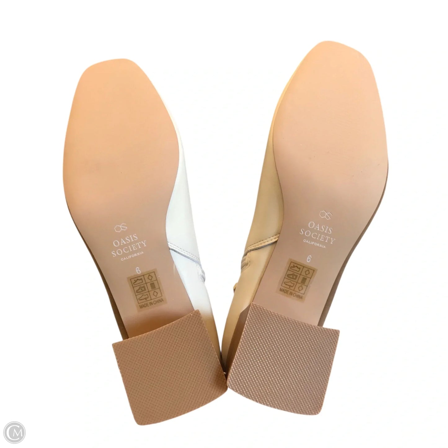 Boots Ankle Heels By Oasis Society In Tan, Size: 6