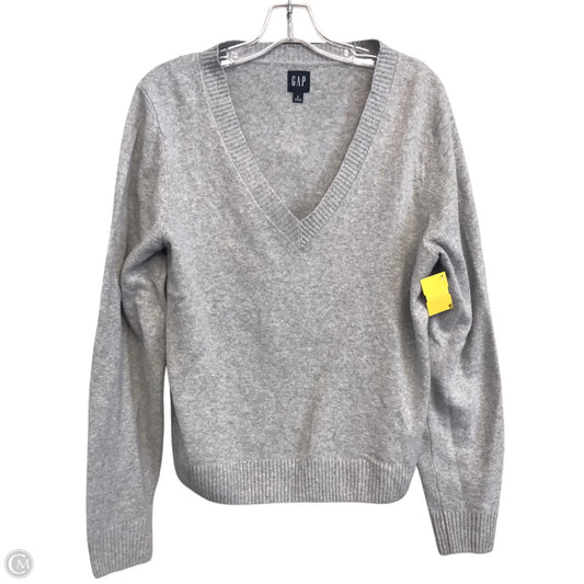 Sweater By Gap In Grey, Size: L