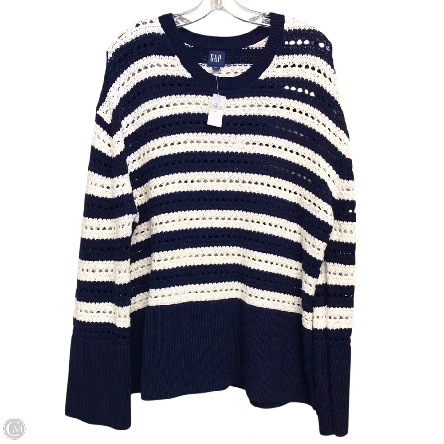 Sweater By Gap In Striped Pattern, Size: M