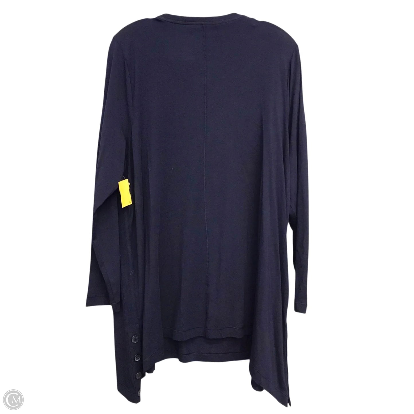 Top Long Sleeve Basic By Chicos In Navy, Size: Xl