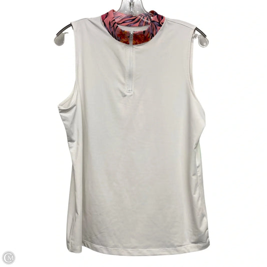 Top Sleeveless By Tommy Bahama In White, Size: L