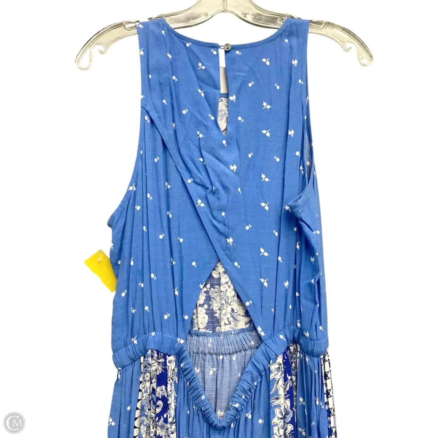 Dress Casual Maxi By Loft In Blue & White, Size: M